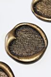 Mühürcüm Kalp 2 12 Adet 3D Hazır Kendinden Yapışkanlı Sticker Mühür RM2116