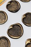 Mühürcüm Kalp 2 12 Adet 3D Hazır Kendinden Yapışkanlı Sticker Mühür RM2116