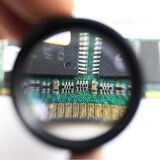 20X Büyüteç 30x30 Optik Cam Lens Alüminyum Kasa Alman Teknolojisi  