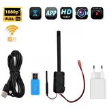 1080P Full HD Ultra Mikro Wifi Kamera Flex Video Ses Kaydedici