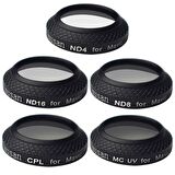 DJI Mavic Pro Lens Filtre 5 li Set UV CPL ND4 ND8 ND16 