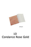 Varak Kaplama Yaprak Metalik Folyo İmitasyon 9x9cm 10lu Paket 10 Condance Rose Gold R5799F-10