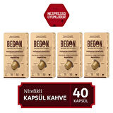 4'lü Nord Kivu Medium Roast Kapsül Kahve - 40 Kapsül