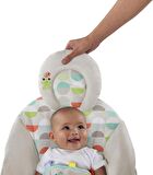 Bright Starts Ana Kucağı Yatıştırıcı Titreşimler Bebek Koltuğu, Çıkarılabilir Oyuncak Barı, 0-6 Ay, 9 kg'a Kadar (Mutlu Safari)