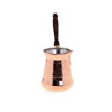 Cobper Premium Collection Roman Bakır Cezve 450ml Ahşap Kulp