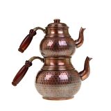 Cobper Premium Collection Teatime Bakır Çaydanlık Orta Boy Oksit