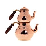 Cobper Premium Collection Teatime Bakır Çaydanlık Büyük Boy