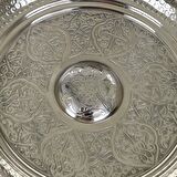 Kurnacı Bakır Hamam Tası 18cm Nikel