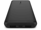 BELKIN 10K Powerbank + Usb-C 15W Çift Usb-A 15Cm Usb-A - C Kablo Taşınabilir Şarj Cihazı Siyah