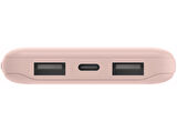 BELKIN 10K Powerbank + Usb-C 15W Çift Usb-A 15Cm Usb-A - C Kablo Taşınabilir Şarj Cihazı Pembe
