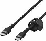 Belkin BoostCharge Pro Flex Usb-C to Usb-C Kablo 1 Metre Siyah