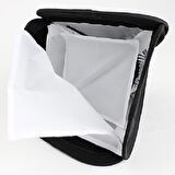 TEWISE 23x23cm Tepe Flaşları Uyumlu Speedlite Softbox