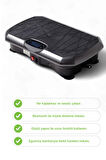 TeknoGerman Classic Model Mermer Desenli , Yüksek Titreşimli Spor Cihazı , Vibration Plate , Egzersiz Ve Spor Cihazı