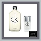 Calvin Klein CK One Edt 200ml.Parfüm 75ml Stick Set.Erkek