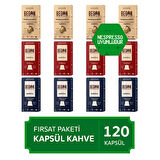Nord Kivu Kapsül Kahve Fırsat Paketi - 120 Kapsül