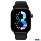 Winex Watch 7 Series Siyah Akıllı Saat