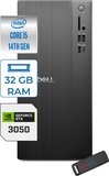 Dell Tower ECT1250 Intel Core I5 14400 32GB Ddr5 4tb SSD 6GB/RTX3050 WIN11PRO Kurumsal Masaüstü Bilgisayar 3050ECT125014P12 + Zettausb