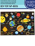 Gezegenler Jumbo Yer Puzzle | Eğitici Solar Sistem | 24 Parça 3+ Yaş