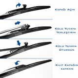 Peugeot 206+ Ön Silecek Takımı (2009-2013) RBW Hibrit