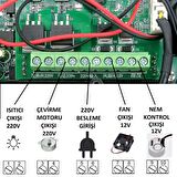 YATE10 ZFX-W9005-V3 220Volt Kuluçka Kontrolörü (Isı-Nem-Çevirme-Fan)