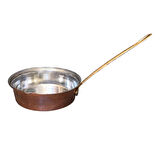 22 cm Bakır Derin Tek Kulplu Sos Tavası, İskender Tavası BTB-0222