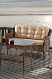 ReHome Rattan Orkide Bahçe Takımı (2+1+1+Masa)