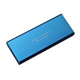 USB 3.0 to m2 ngff ssd harici harddisk kutusu mavi