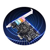 PCI Express x1 PCI-E 5.1ch CMI8738 chipsetli Ses Kartı