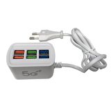 220v to 6 port usb hızlı şarj 5v 3.1A quick şarj adaptörü