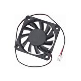 Dc 12v  7cm 2 pinli soğutucu fan 7x7x1,5 cm fan