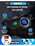 Motorcular için Su Geçirmez Kameralı Bluetooth Intercom | Çoklu Bağlantı, Mikrofon & Çift Kulaklık, HD Kayıt