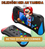 Retro Atari Oyun Konsolu - 500 Dahili Oyun, Çift Kollu, TV Bağlantılı