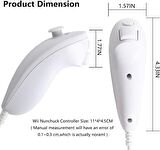 Cosmostech Nintendo Wii Uyumlu Nunchuk Controller Oyun Kolu Gamepad