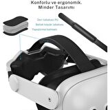 Cosmostech META Quest 3 için Uyumlu Yüksek Konforlu Head Strap Başlık , Kafa Bandı