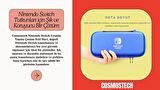 Cosmostech Nintendo Switch Oyun Konsolu Uyumlu Taşıma Çantası Kılıf Mavi