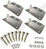 Güneş Paneli Karavan Montaj Seti Metal Ayak Panel Tutucu