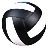 Voleybol Topu | Resmi Boyut | Plaj & Açık Hava Kullanıma Uygun 260 - 280 Gram Siyah - Beyaz