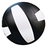 Voleybol Topu | Resmi Boyut | Plaj & Açık Hava Kullanıma Uygun 260 - 280 Gram Siyah - Beyaz