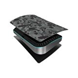 Cosmostech PS5 Dijital Sürüm Uyumlu - Army Kamuflaj Desenli Konsol Faceplate Shell Covers Kapakları