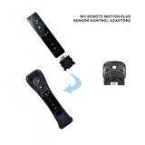 Wii Remote Motion Plus Sensör Adaptörü Siyah