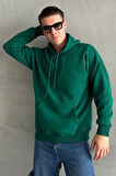 Erkek Kapüşonlu Oversize Sweatshirt