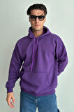 Erkek Kapüşonlu Oversize Sweatshirt