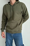 Erkek Kapüşonlu Oversize Sweatshirt