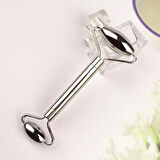 Metal Cilt Sıkılaştırıcı Face Gua Sha Rulosu Yüz Masaj Roller Model 1