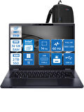 Acer Travelmate P4 Intel Core I7-1260P 32GB 2tb SSD Intel UHD Graphics Fhd 14" Windows 11 Pro Taşınabilir Bilgisayar MP414WP06 + Zettaçanta