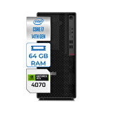Lenovo Thinkstation P2 İ7-14700 64GB Ddr5 1tb HDD + 1tb SSD 12GB RTX4070 Windows 11 Pro Masaüstü Iş Istasyonu 30FSS0VH0075