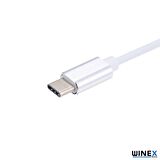 Winex Type-C to 3.5mm Aux ve Mikrofon Dönüştürücü Adaptör