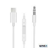 Winex Type-C to 3.5mm Aux Ses Kontrollü Dönüştürücü Adaptöruşlu