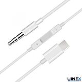 Winex Type-C to 3.5mm Aux Ses Kontrollü Dönüştürücü Adaptöruşlu