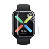 Oppo Watch 46mm Ön Darbe Emici Ekran Koruyucu Nano Cam (4 Adet)